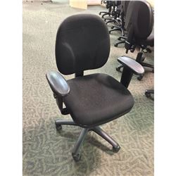 BLACK MULTI LEVER ADJUSTABLE ARM TASK CHAIR