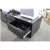 Image 2 : HAWORTH PREMISE CHARCOAL GREY 2 DRAWER LATERAL FILE CABINET