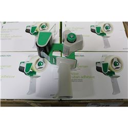 CASE OF 24 PACKING TAPE DISPENSERS