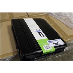 CASE OF 6 ZIPPER PADFOLIOS