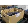 Image 1 : LOT OF 4 BOXES OF VARIOUS NETWORK, TELECOMM, AND OTHER EQUIPMENT INC. CABLES AND ADAPTORS