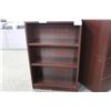 Image 2 : MAHOGANY 48'' BOOK CASE