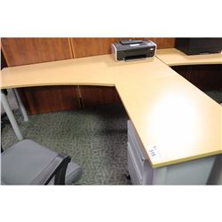 MAPLE 6' CORNER COMPUTER DESK