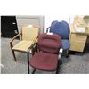 Image 2 : LARGE LOT OF APPROX. 20 MISC. OFFICE CHAIRS, DESK AND TABLE