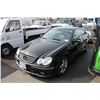 Image 1 : 2003 MERCEDES CLK 500, 2 DR SEDAN, BLACK, VIN # WDBTJ75JX3F055172