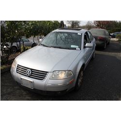 2003 VOLKSWAGEN PASSAT 1.8T VIN WVWPD23B13P392221