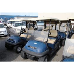 2005 BLUE ELECTRIC CLUB CAR WITH CHARGER SN# PQ0538-552806