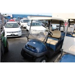 2005 BLUE ELECTRIC CLUB CAR WITH CHARGER SN# PQ0541-559334