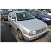 Image 2 : 1999 VOLKSWAGEN GOLF, WOLFSBURG EDITION, 4DR HATCHBACK, GREY, VIN #3VWJA61H2XM255827