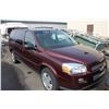 Image 2 : 2008 CHEVROLET UPLANDER LT, PASS VAN, RED, VIN # 1GNDV331X8D182472