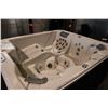 Image 2 : BIRCH BAY SIERRA HOT TUB WITH LOUNGER, 65 JETS, 2 HEADRESTS, LIGHT KIT AND BROWN CABINET HS