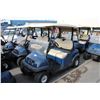 Image 2 : CLUB CAR ELECTRIC BLUE GOLF CART WITH CHARGER