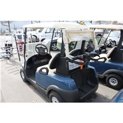 CLUB CAR ELECTRIC BLUE GOLF CART WITH CHARGER