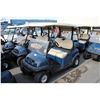 Image 2 : CLUB CAR ELECTRIC BLUE GOLF CART WITH CHARGER