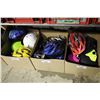 Image 2 : BOX OF BIKE HELMETS