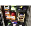 Image 2 : SHELF OF ASSORTED BIKE HELMETS