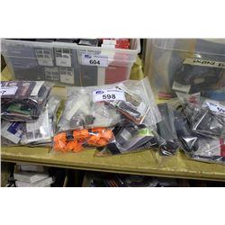 3 BAGS OF ASSORTED BIKE PARTS