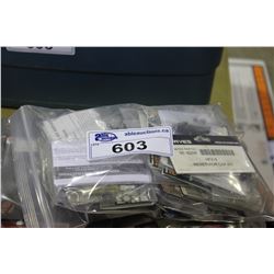 3 BAGS OF ASSORTED BIKE PARTS