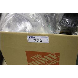 BOX OF ASSORTED BIKE PARTS