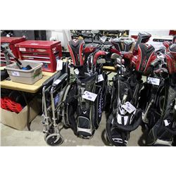 CALLAWAY GOLF BAG WITH CLUBS