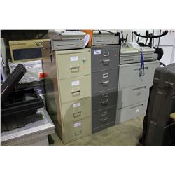 2 4 DRAWER FILE CABINETS