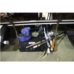 ASSORTED HOUSEHOLD ITEMS AND ELECTRONICS