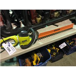 RYOBI ELECTRIC HEDGE TRIMMER