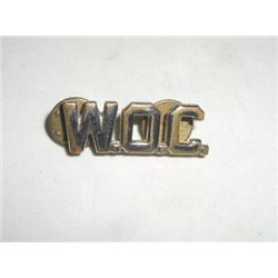 U.S. NAVY VINTAGE MILITARY *WARRENT OFFICER CORPS* BADGE PIN BACK!! BADGE CAME OUT OF SAFE BOX!!