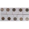 Image 2 : (10) 1865 THREE CENT NICKELS
