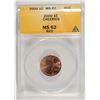 Image 1 : 2000 CHEERIOS LINCOLN CENT ANACS MS62 RED