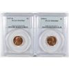 Image 1 : ONE CENT: 1939-S & 1937-D PCGS MS-65 RED