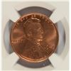 Image 2 : 1947 ONE CENT NGC MS-65 RED