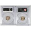 Image 2 : 1957 & 1958D DIMES PCGS MS-66