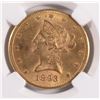 Image 2 : 1893-S $10 GOLD LIBERTY NGC MS-61