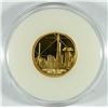Image 1 : 2004 NATIONAL COLLECTORS MINT WORLD TRADE CENTER 1/4 oz .999 GOLD COIN  RARE