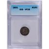 Image 1 : 1831 SEATED LIBERTY HALF DIME ICG VF-25