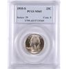 Image 1 : 1935-S WASHINGTON QUARTER, PCGS  MS-65 BLAST WHITE!