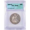Image 1 : 1853-O ARROWS AND RAYS SEATED HALF DOLLAR, ICG AU-50  RARE!!