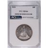 Image 1 : 1858 SEATED HALF DOLLAR PCI MS64
