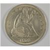 Image 1 : 1870 SEATED DOLLAR AU-55 NICE