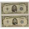 Image 1 : 2-1934 $5 SILVER CERTIFICATES (AU & CU)