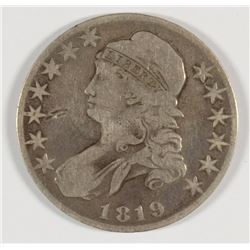 1819 BUST HALF DOLLAR VG