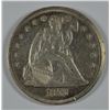 Image 1 : 1872 SEATED DOLLAR VF/XF