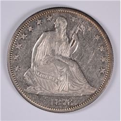 1876 SEATED HALF DOLLAR MS-63 PL !!!