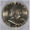 Image 2 : 1954-D FRANKLIN HALF DOLLAR PCGS MS-64 (OGH)