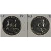 Image 1 : 1958 & 1961 PROOF FRANKLIN HALF DOLLAR'S