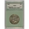 Image 1 : 1966 KENNEDY HALF DOLLAR NTC MS-64 (MAJOR MINT ERROR-CARVED CLIP)