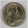 Image 1 : 1918 ILLINOIS (LINCOLN) COMMEN HALF DOLLAR AU