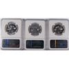 Image 2 : LOT OF ( 3 ) 1958 FRANKLIN HALF DOLLARS: (2)-NGC PROOF-65 & (1)-NGC PROOF-66
