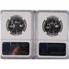 Image 2 : LOT OF ( 2 ) 1959 FRANKLIN HALF DOLLARS, NGC PROOF-66